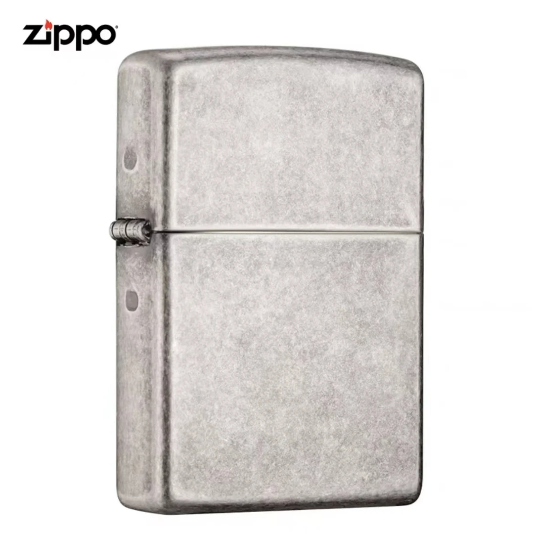 ZIPPO打火机原装常规121FB古银光板