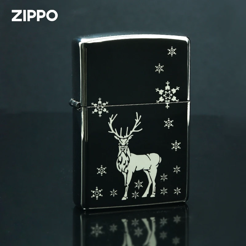Zippo打火机礼品正品芝宝圣诞一鹿有你创意雪花 圣诞节礼物送男友