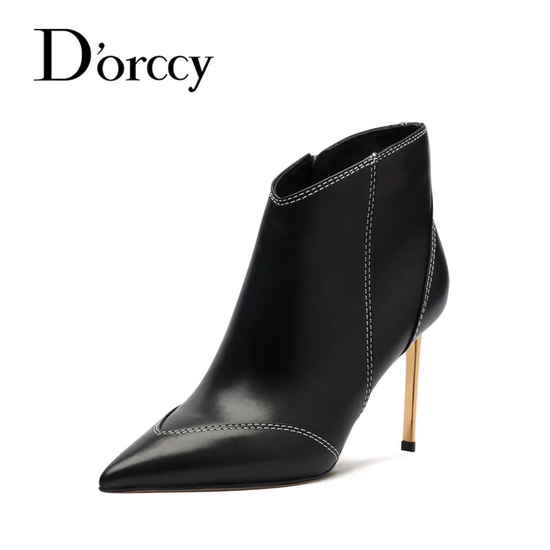 迪奥希高定设计款2024年秋冬季新款时装靴子女 短靴尖头女鞋