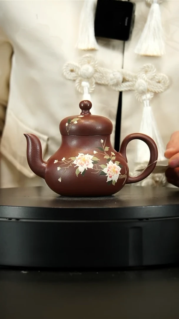 【闪购商品】紫砂茶壶1-85思婷花