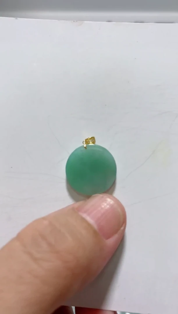 【闪购商品】翡翠颈饰18K金镶嵌082500001