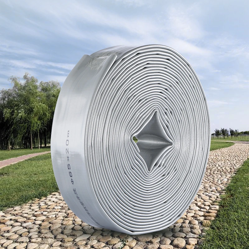 银色高分子高品质打藕带加厚抗压防爆耐用抗冻水带农用浇地批发