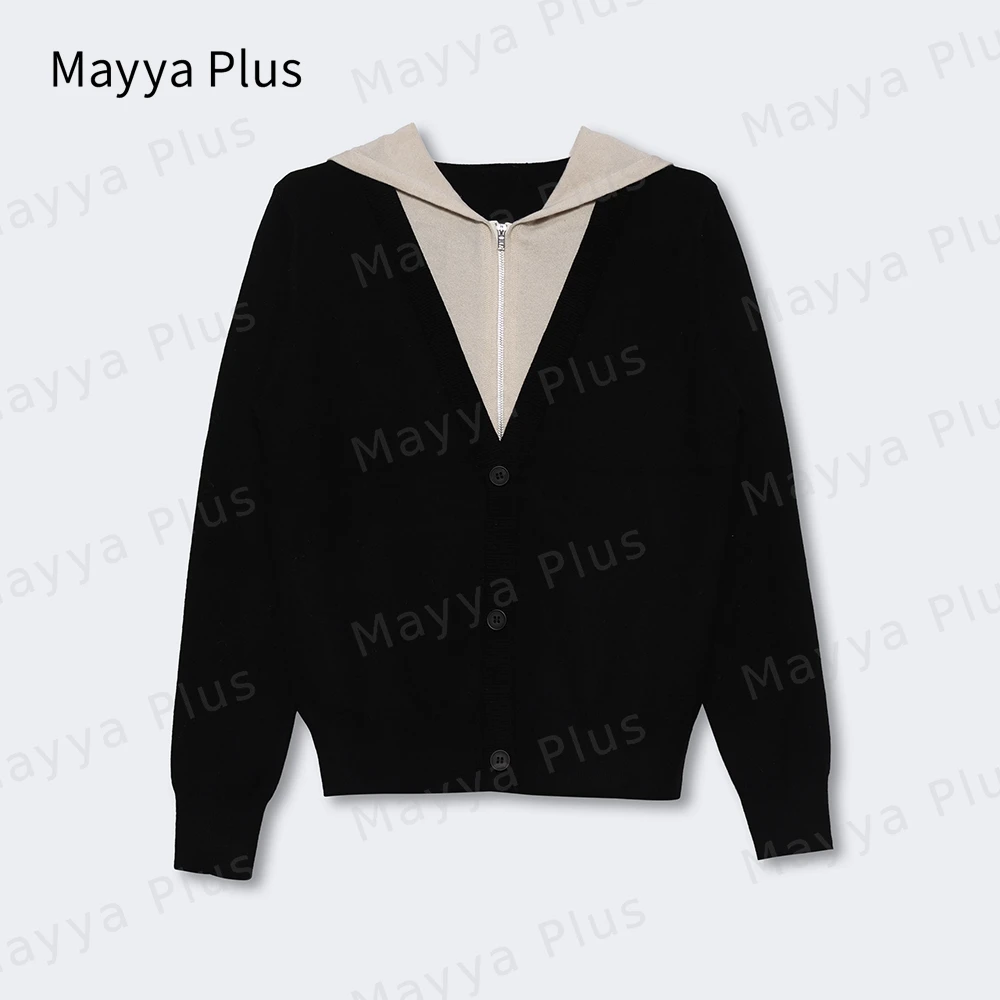 【云朵绵绵】Mayya Plus时尚气质新品显瘦遮肉百搭款针织衫32336863