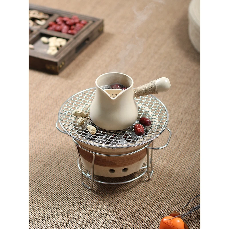围炉煮茶一套罐罐茶煮茶器炭火炉子日式户外庭院家用烤茶壶具套装