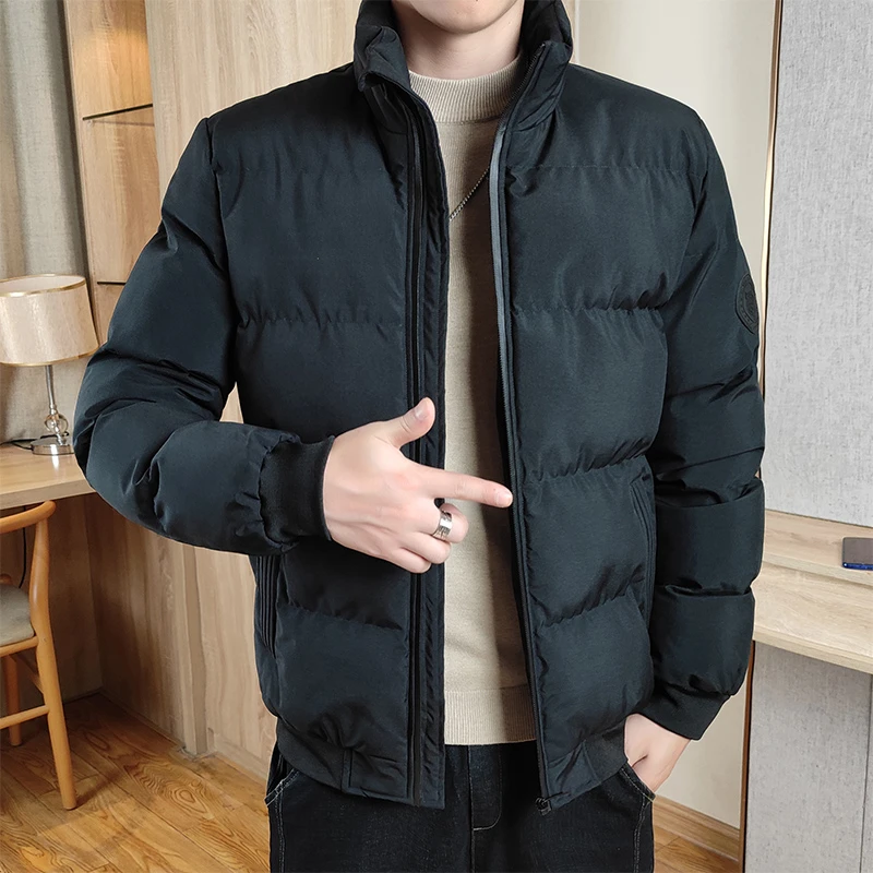 新款冬季装棉服痞帅加厚保暖棉袄男款时尚外套短款潮流男士棉衣