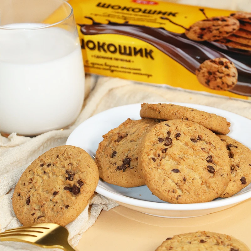 大俄进口零食饼干甜品超好吃巧克力奶油饼干