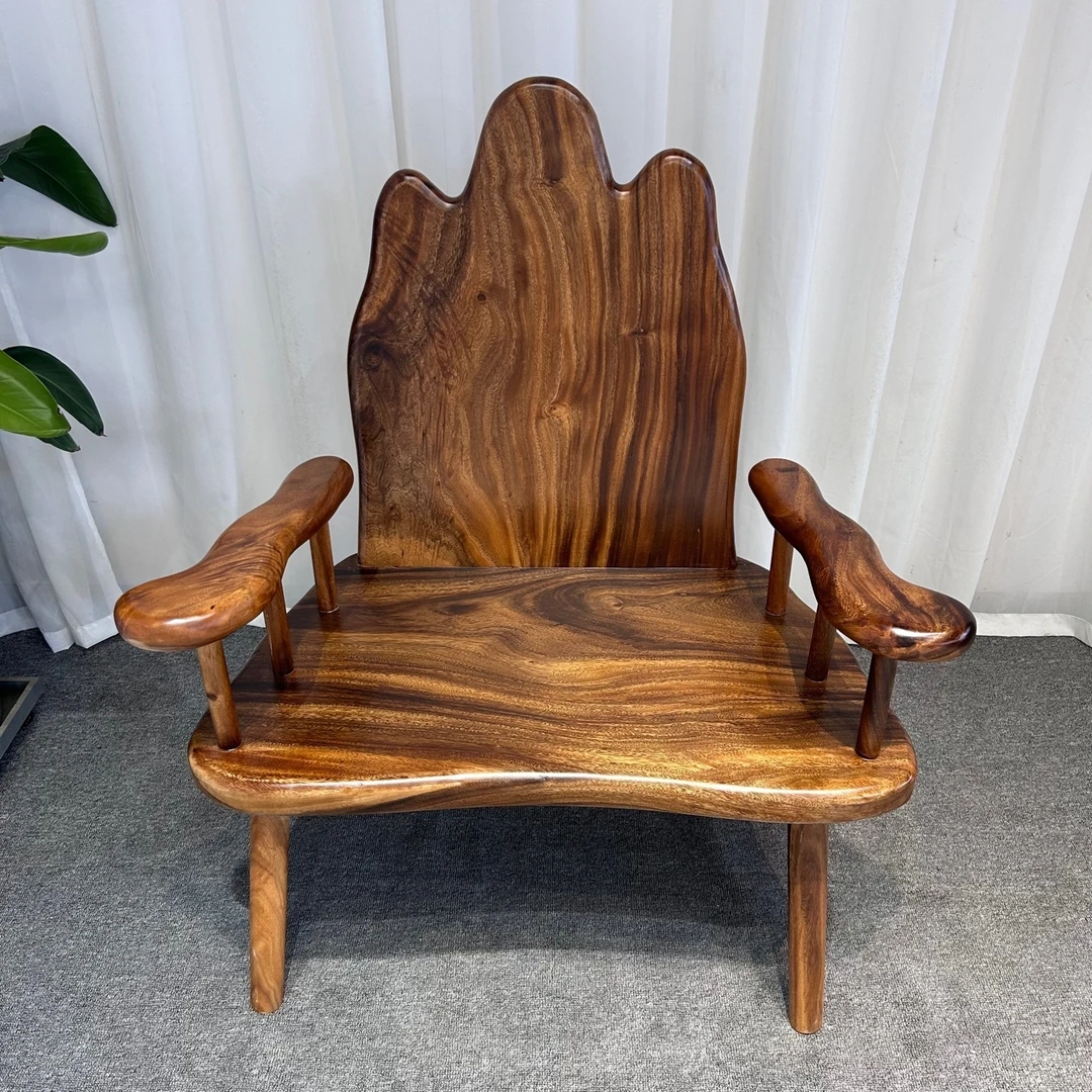 特大号胡桃木靠山椅