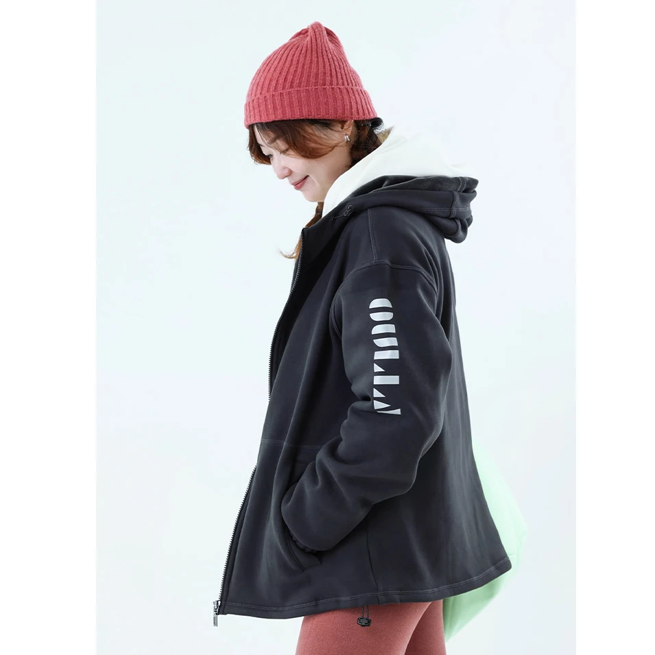 OULLA【官方】新男女爆款官方正品气质潮流高端舒适加绒外套3266