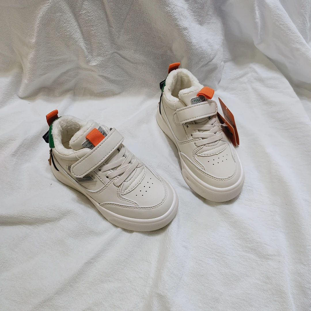 24-36冬季加绒二棉男童运动板鞋女童休闲鞋2285