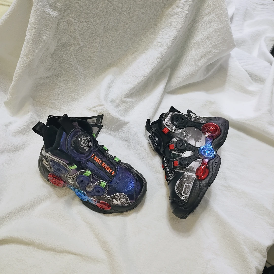 26-30哈利冬季加绒二棉男童运动休闲鞋1076