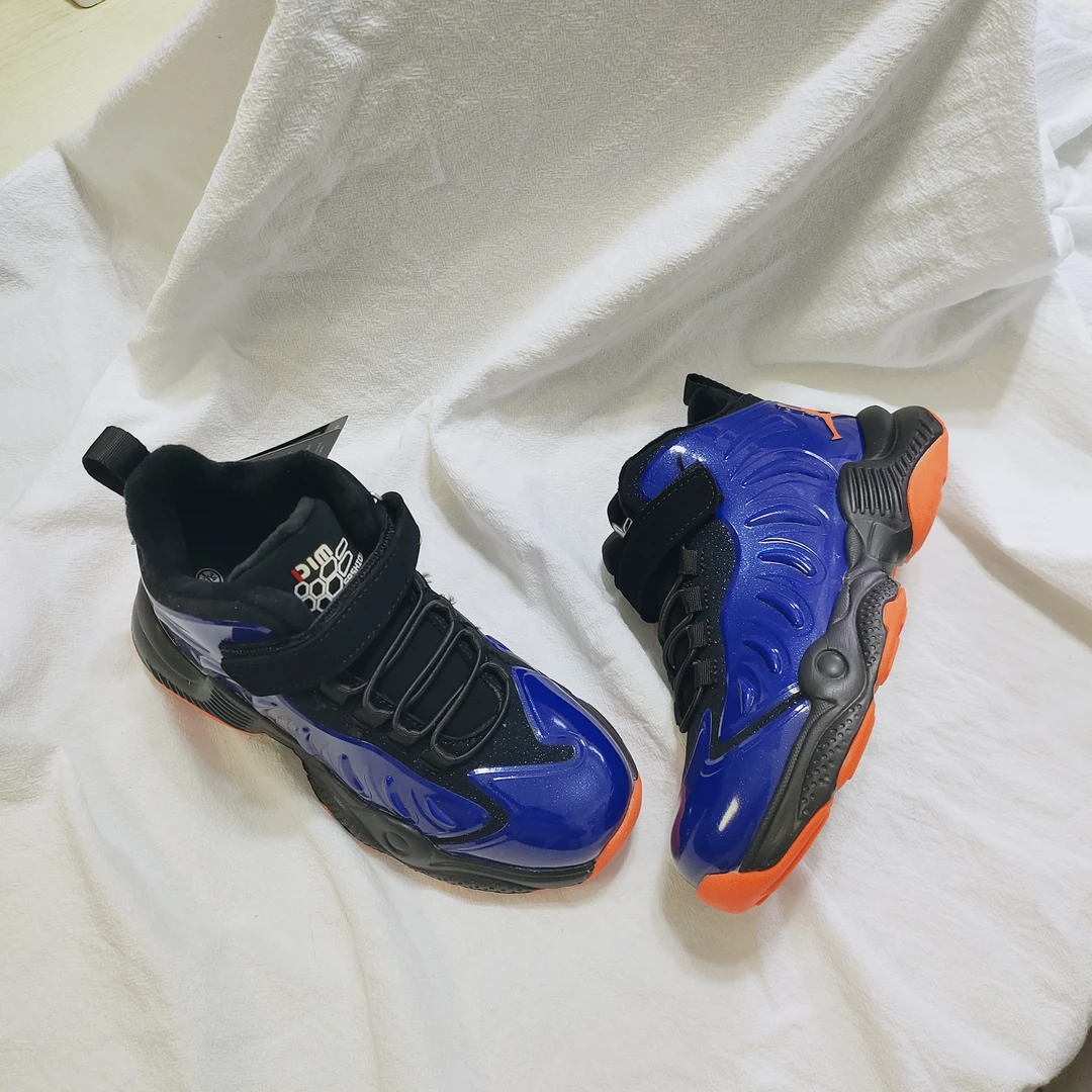 34-39哈利冬季加绒二棉男童运动休闲篮球鞋1046