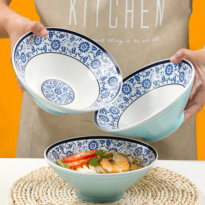 2024新款斗笠面碗汤碗家用大碗吃面喝汤家用陶瓷餐具泡面碗大汤碗