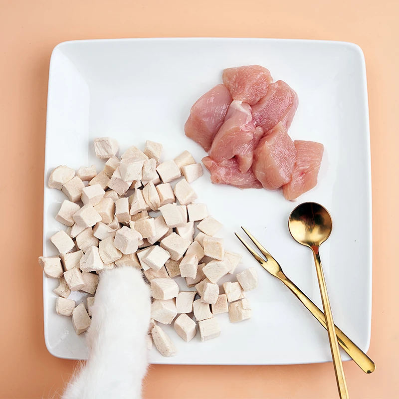 品益多冻干猫零食混合增肥新鲜营养桶装健康优质添加鸡胸肉鸡肉丁
