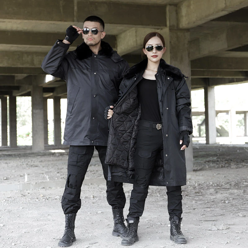 冬季新款加厚加棉军大衣棉大衣防寒大衣防水可拆卸多功能作训大衣