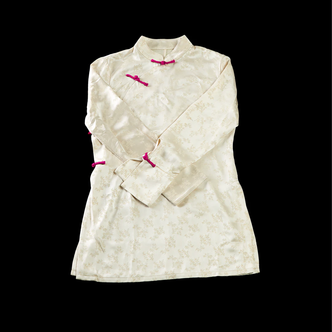 花汀堂·2022新品进口醋酸缎提花国风奥黛·杏仁