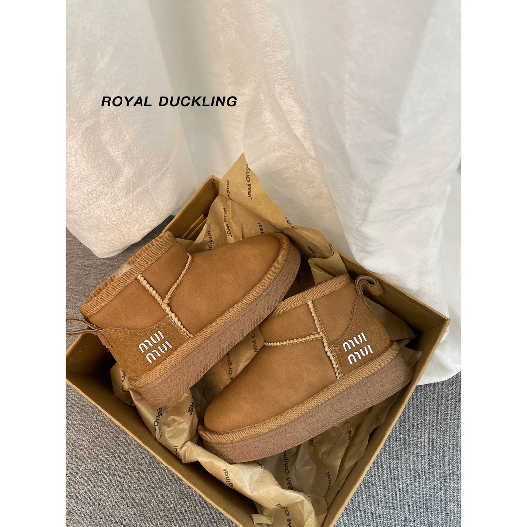 【女鞋同款】儿童雪地靴时尚加绒加厚棉鞋男童女童保暖鞋/8806