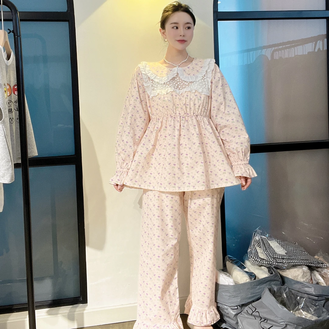 延吉优佰家/韩国BL家薄款棉布长袖分体bl3815