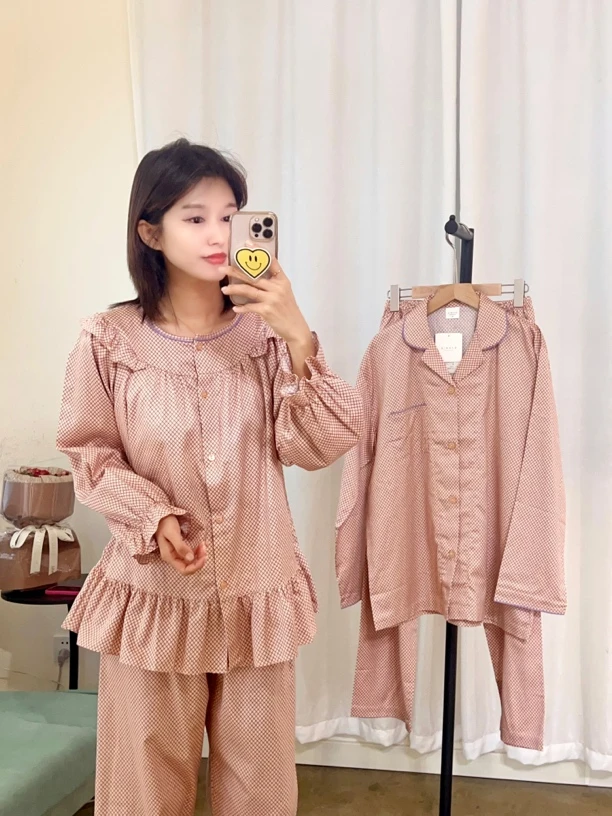 延吉优佰家/EV新款情侣款上下分体睡衣ev3017