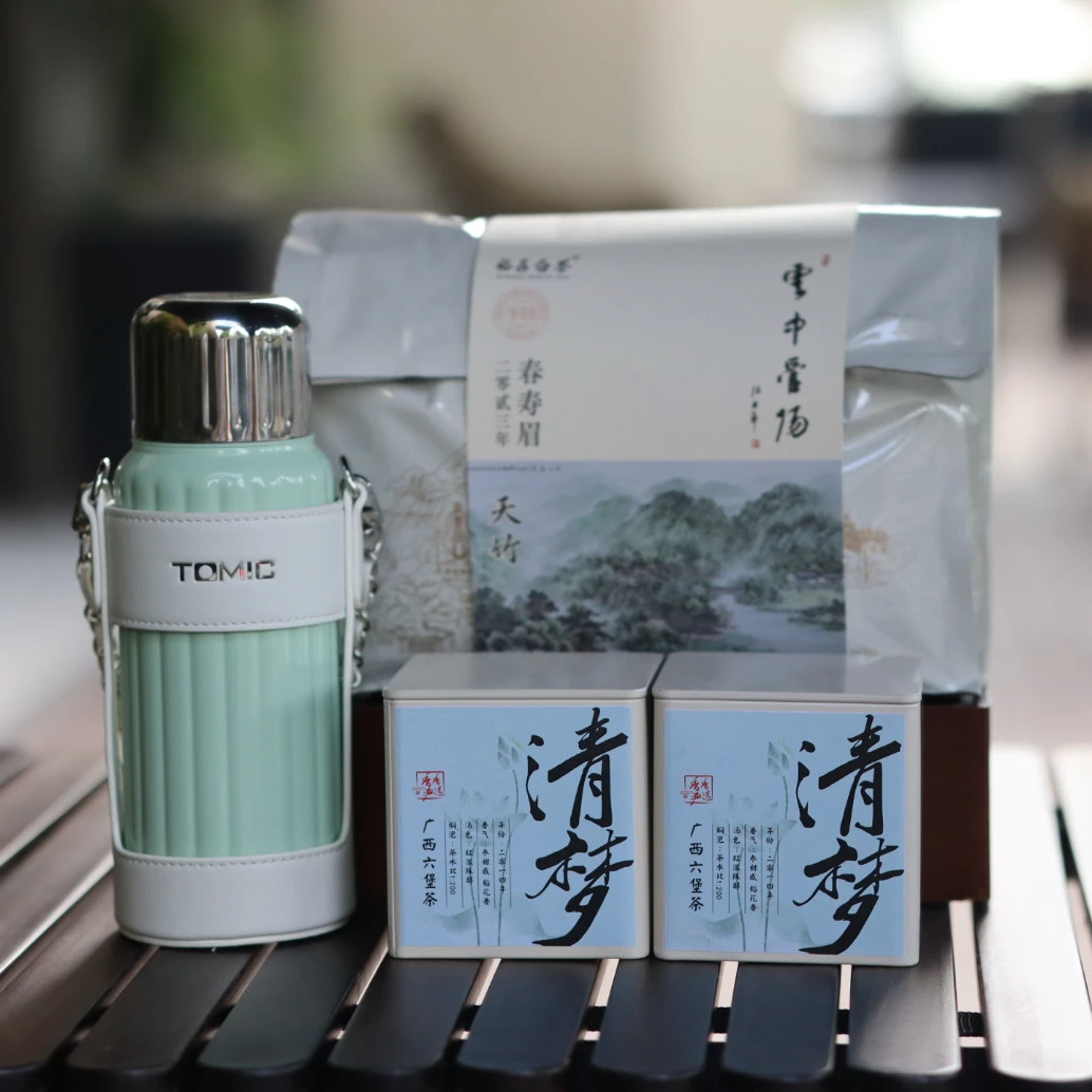 【特美刻】特美刻PUPUJIJI纯钛内胆焖茶杯+清梦100克+白茶260克