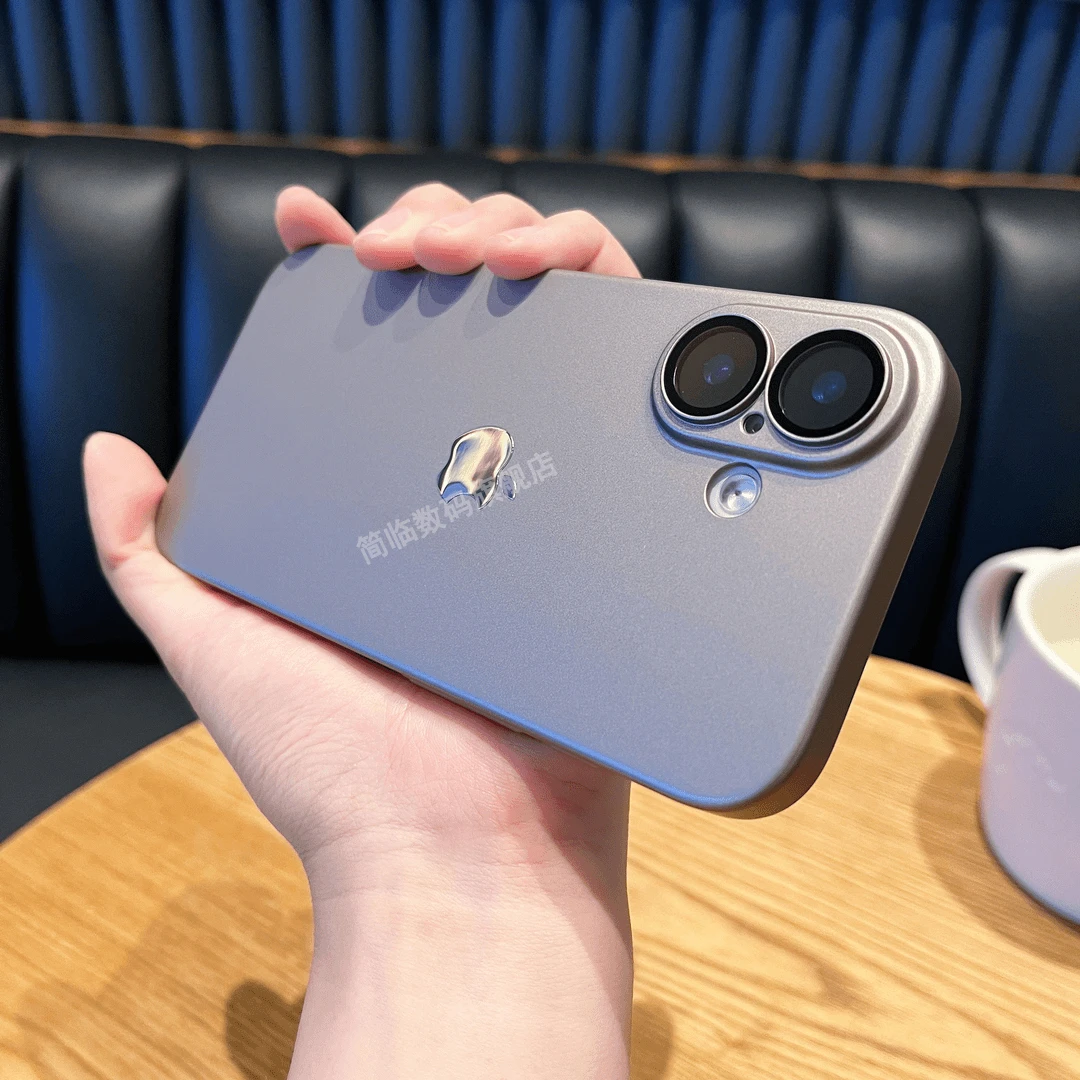适用苹果16手机壳iphone16plus超薄14磨砂15promax镜头全包13防摔