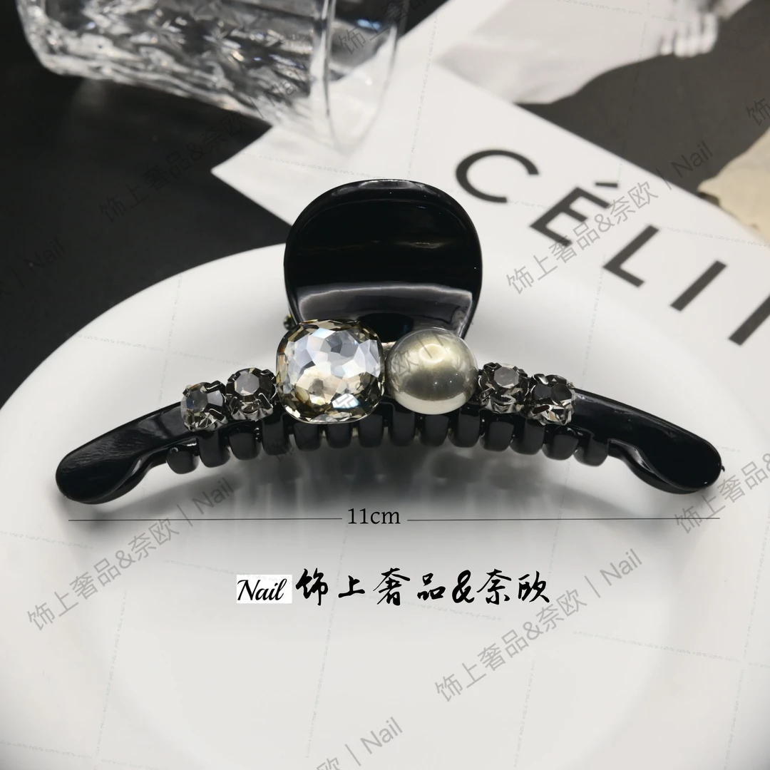 【饰上奢品&NAIL】SQ008-设计师系列7707法式时尚气质简约抓夹