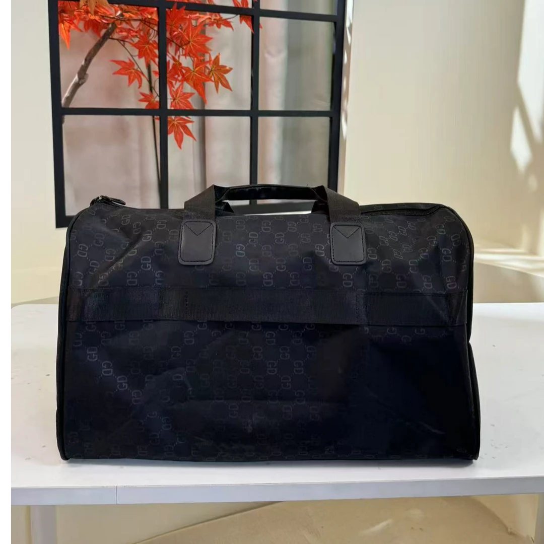 2024新款大容量短途旅行包简约纯色斜挎包户外休闲旅行包