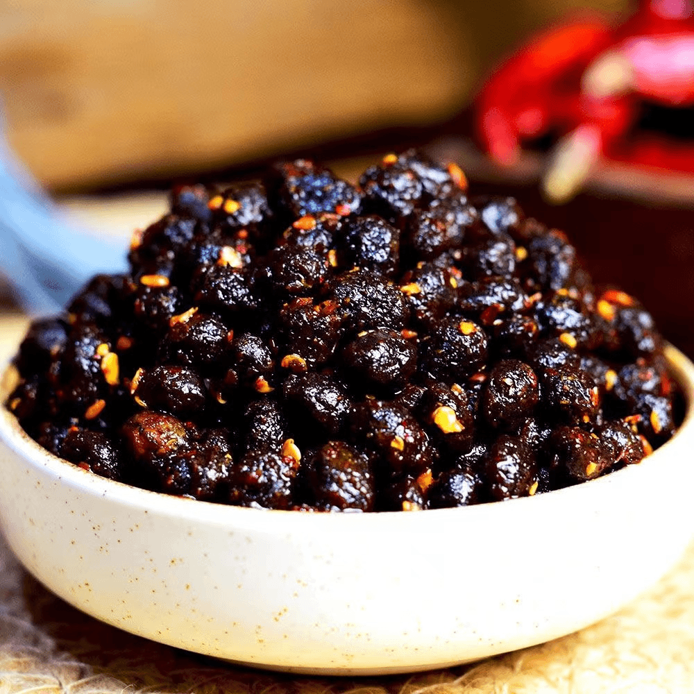 四川麻辣豆豉原味特辣香辣风味豆豉调料酱调味品