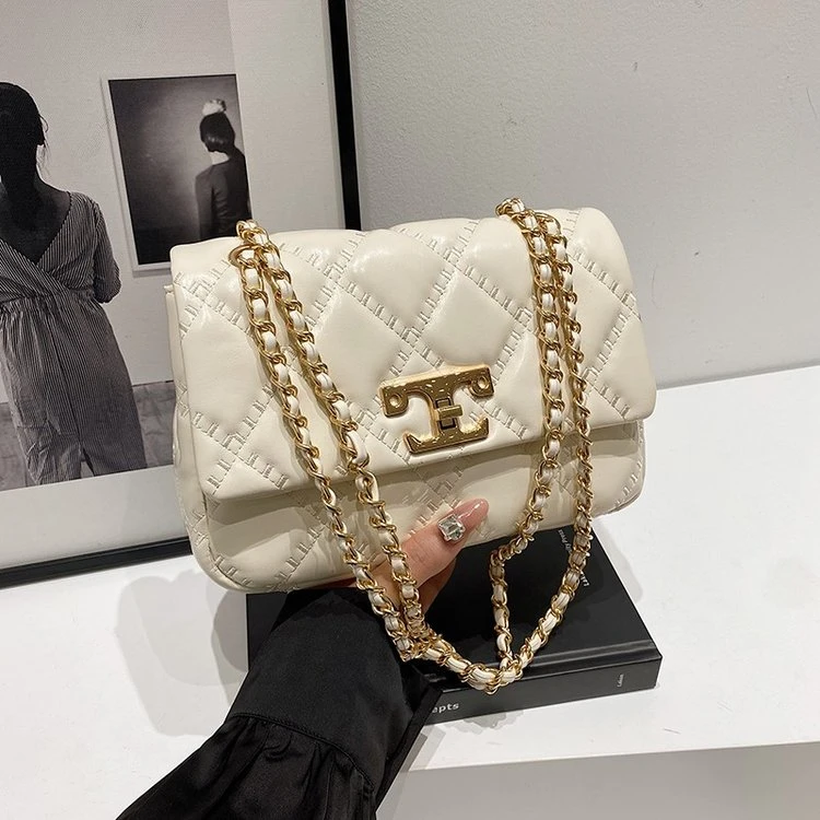 （宽20cm高14cm厚7cm）新款小方包时尚百搭高级质感单肩斜挎包7153