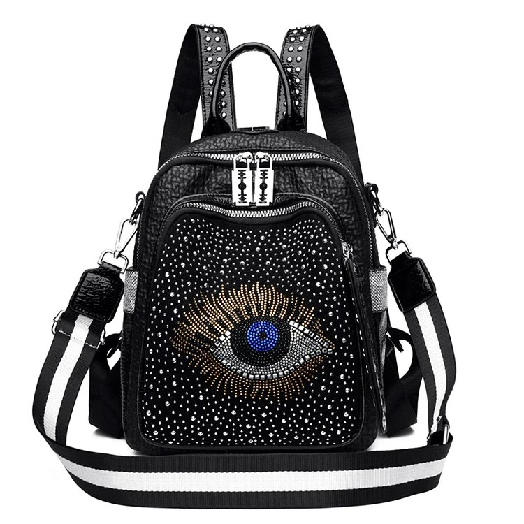 【主播自留款】 高级感女士洋气双肩包新款简约时尚百搭背包815-2