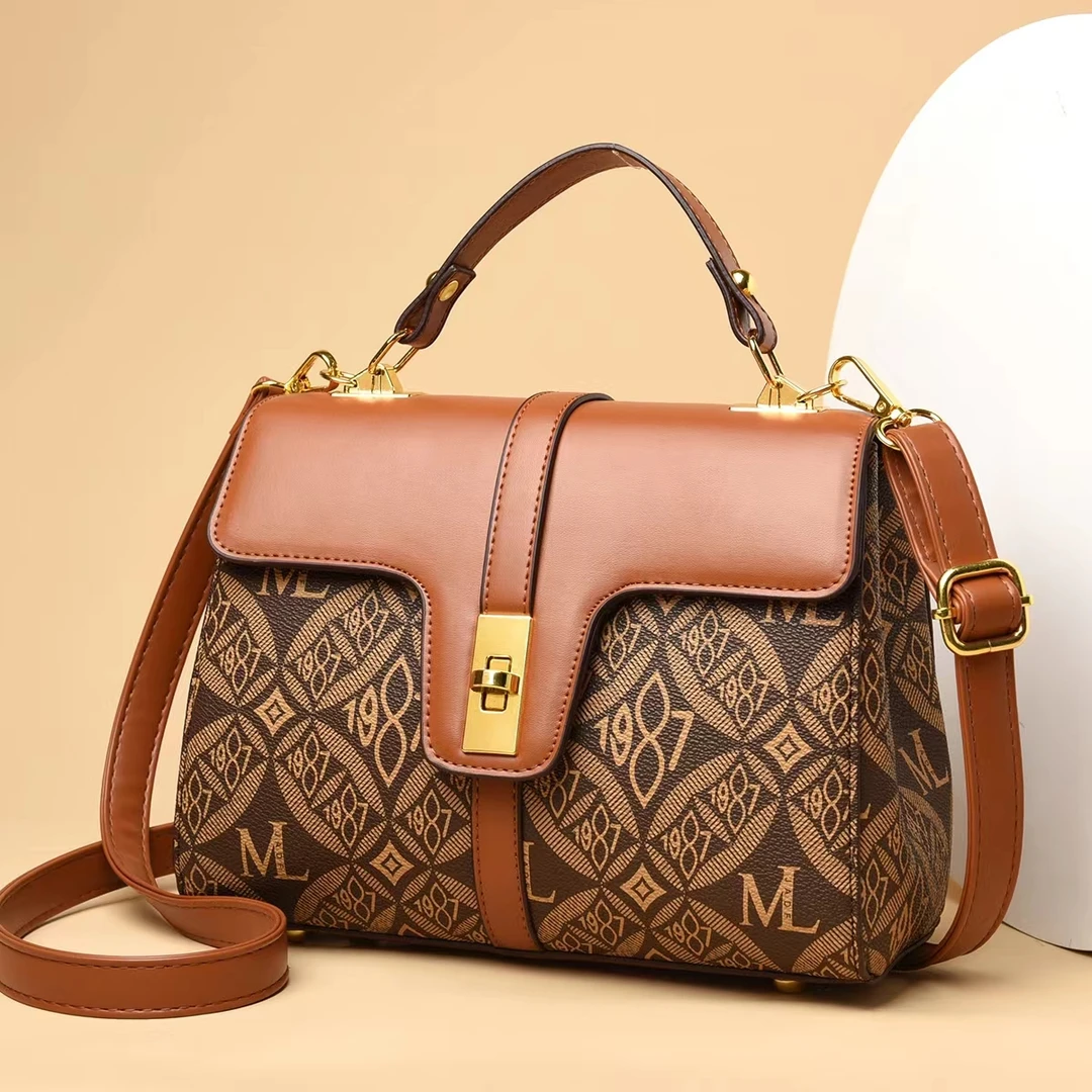 （18cm*24cm*11cm）大容量手提包单肩斜挎包大气贵妇包1042