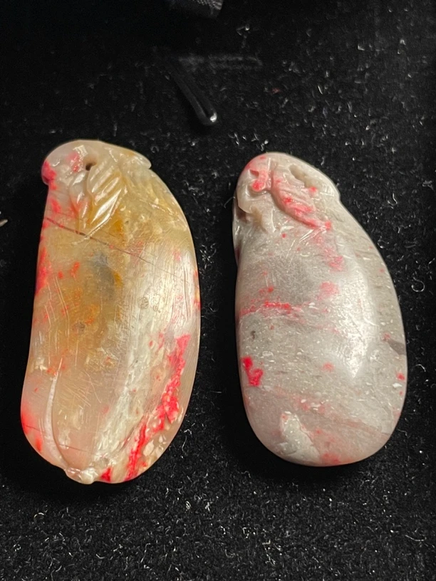 昌化鸡血石小挂件