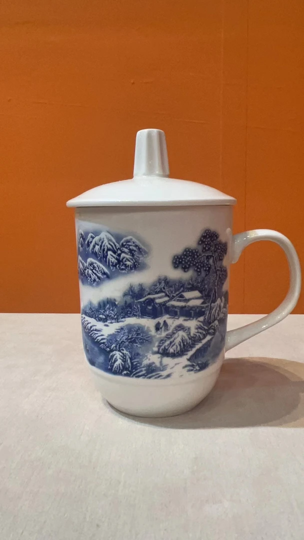 摆件A43当代景德镇制青花赏瓶[备用链接所见即所得]