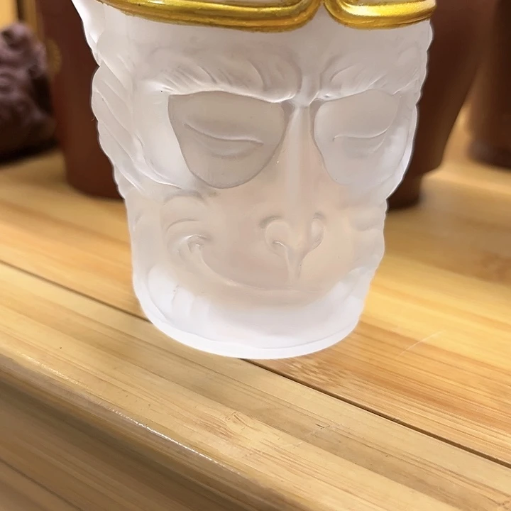 紫砂茶宠玻璃大圣杯