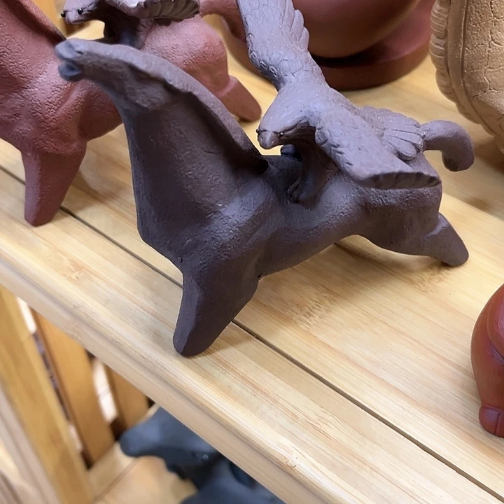 紫砂茶宠?*宝紫砂马上起飞茶宠