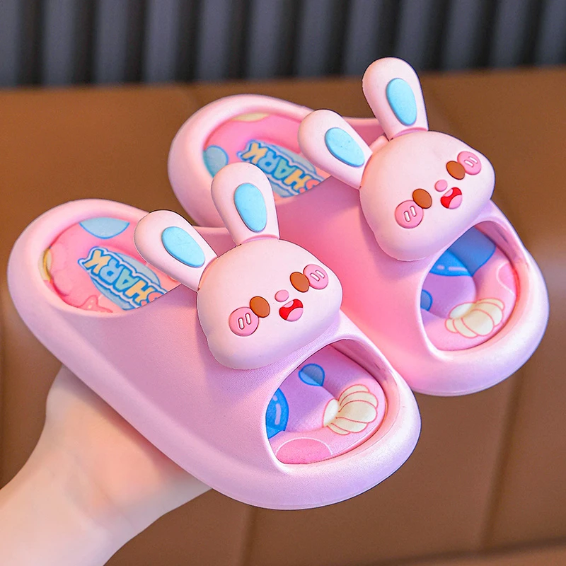 3-6岁拖儿童拖鞋女孩卡通宝宝女童夏季室内6-12岁洗澡防滑女小孩