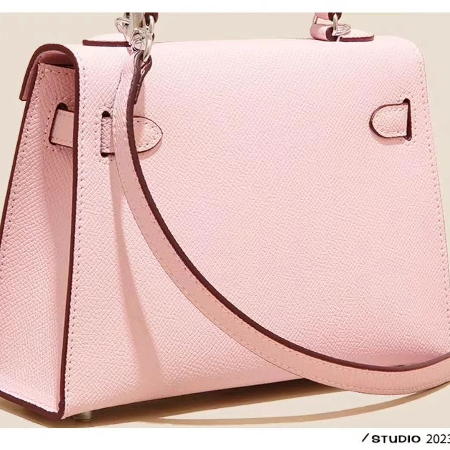 现货KL-19真皮包包牛皮单肩斜跨包女