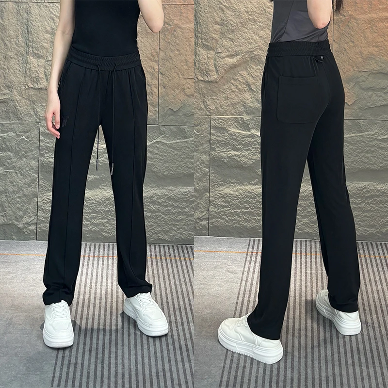 夏季休闲裤薄款高档男士百搭透气商务休闲裤时尚宽松直筒裤6306