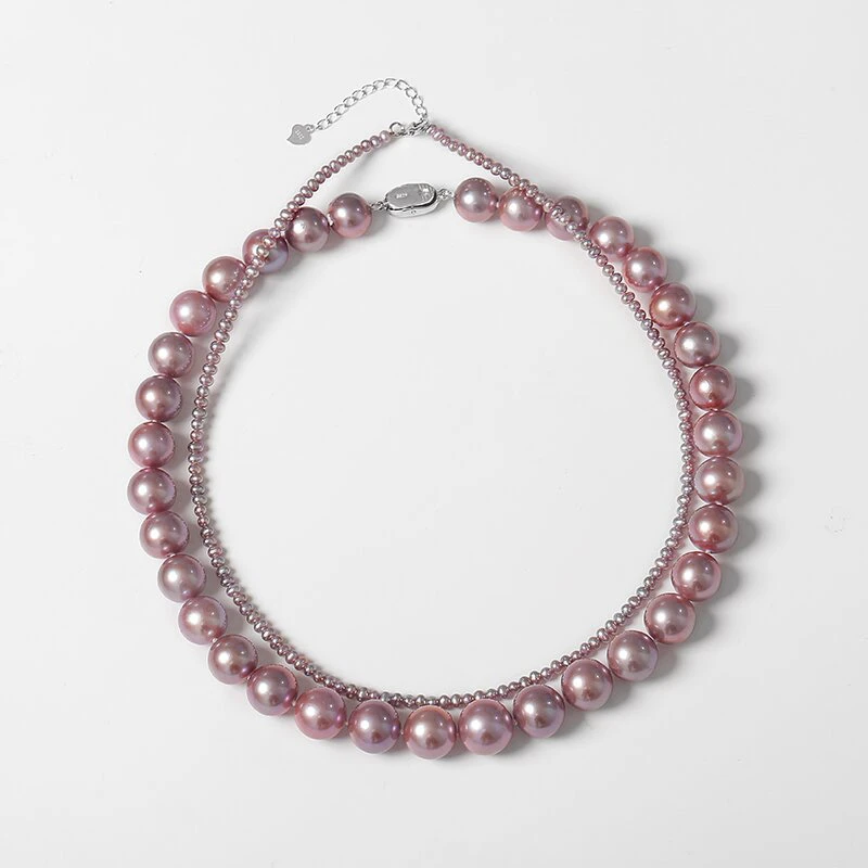 【宝莉珠宝】“ 国货之光金奖” 紫龙珠礼盒极光紫妈妈链ES113T