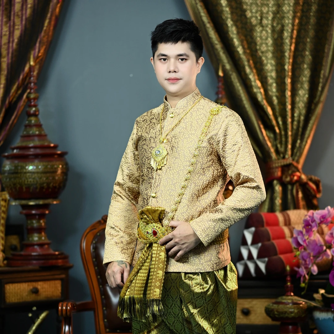 泰式复古立领长袖秋冬休闲男士外套男款男装