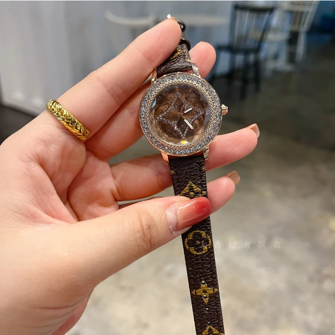 专柜品质手表摩天星辰女士轻奢百搭潮流时尚简约气质精致腕表t4