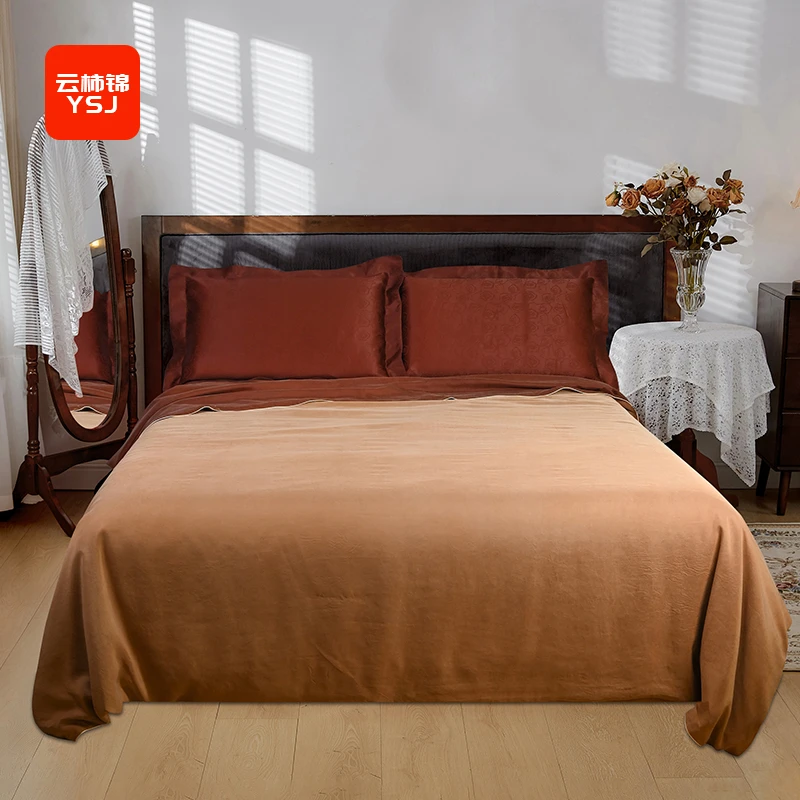 YSJ 桑蚕丝 香云纱被套 中国丝绸首发 保暖亲肤 9024