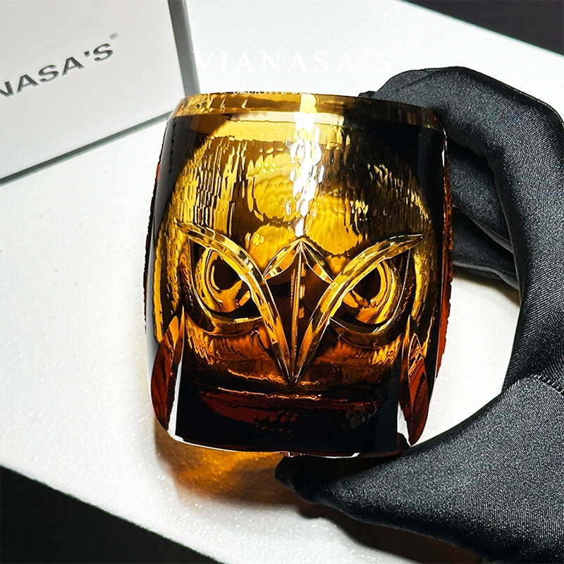 VIANASA'S大师收藏款江户切子水晶杯威士忌洋酒杯送礼创意