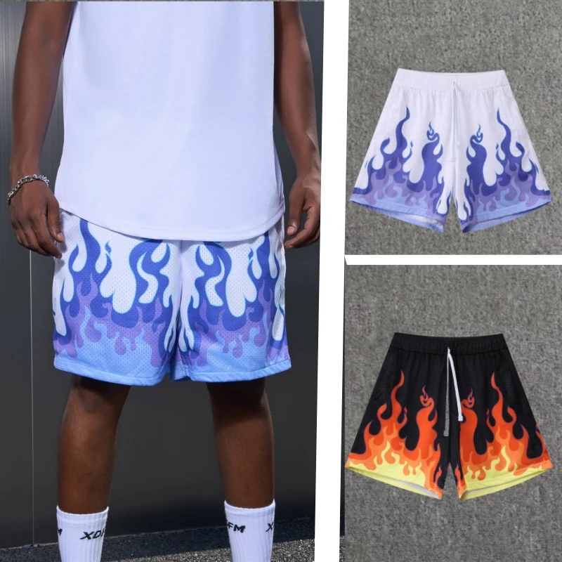 SLAMBL夏季运动休闲短裤篮球宽松男女速干跑步美式四分裤透气