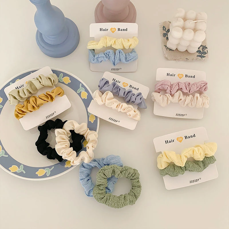 高颜值大肠发圈绑头发小皮筋女扎头绳2021年新款森系小清新扎发绳