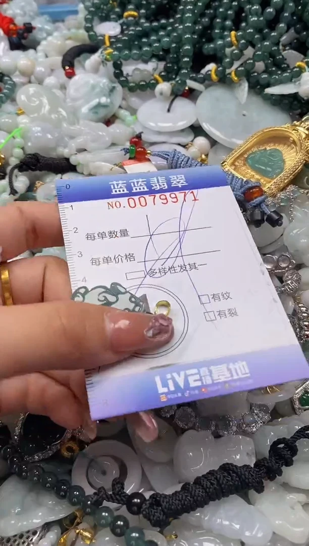 【闪购商品】翡翠颈饰未镶嵌闪购0079971多样性发其一