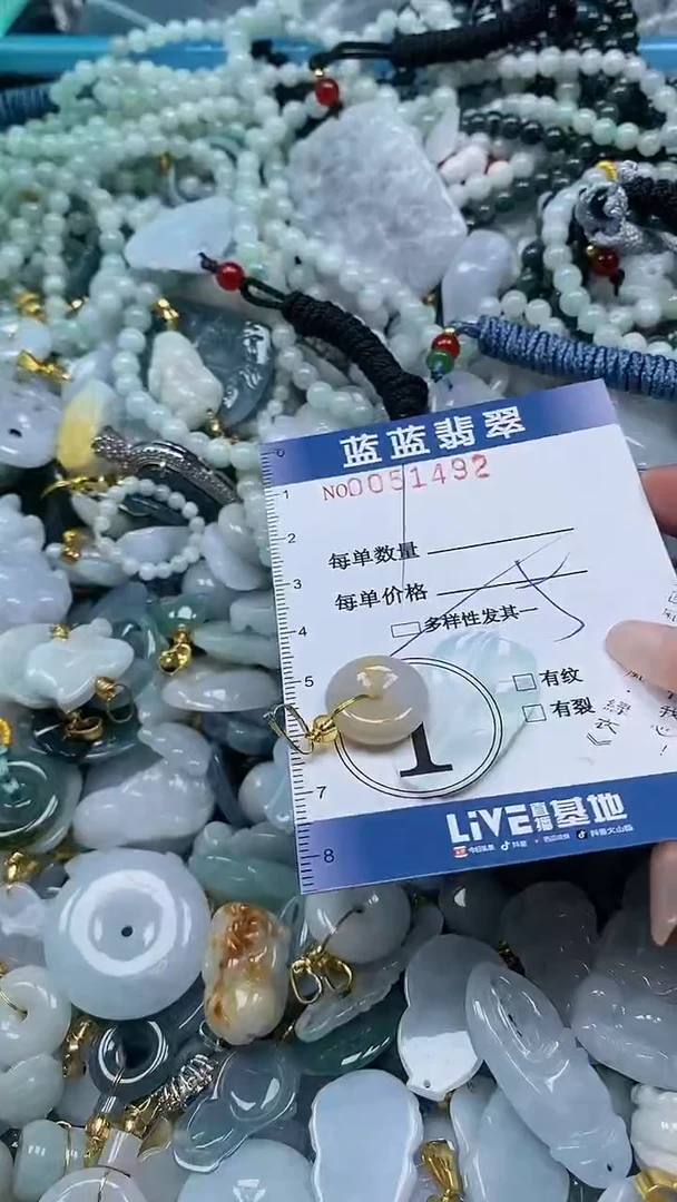 【闪购商品】翡翠颈饰未镶嵌闪购0051492多样性发其一