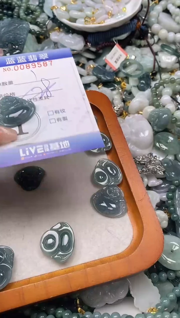 【闪购商品】翡翠颈饰未镶嵌闪购0089587多样性发其一圈口