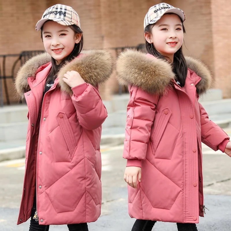 儿童加绒棉服2024新款女童中大童韩版洋气加厚外套冬季棉袄外套潮