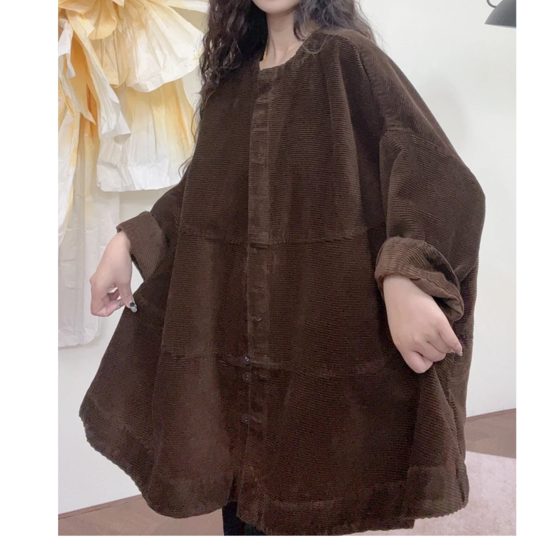 museguhui/木色古汇48011#气质休闲百搭时尚显瘦中长ins风衣外套