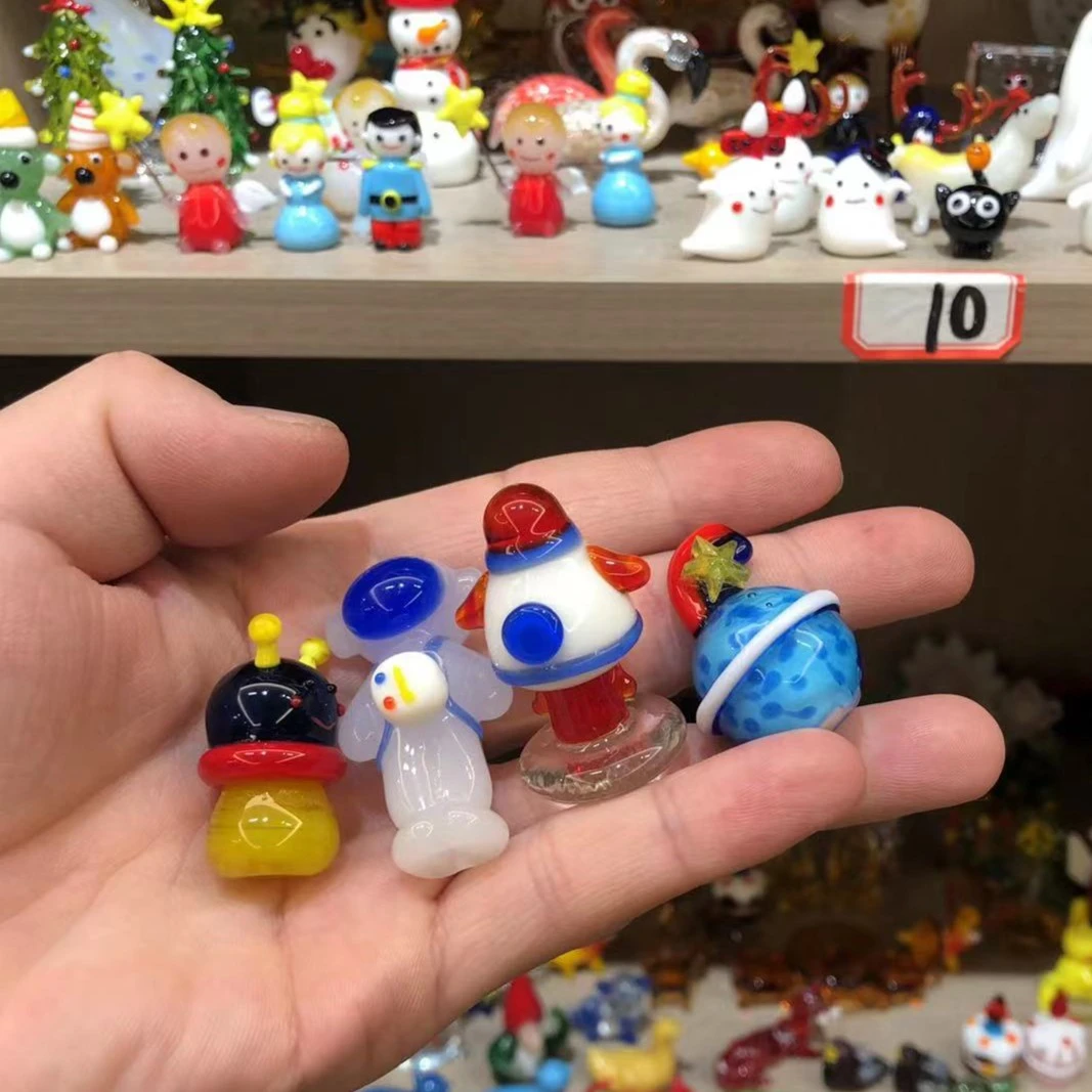 淄博琉璃摆件创意太空人宇航员星球装饰品送小朋友礼物生日礼品